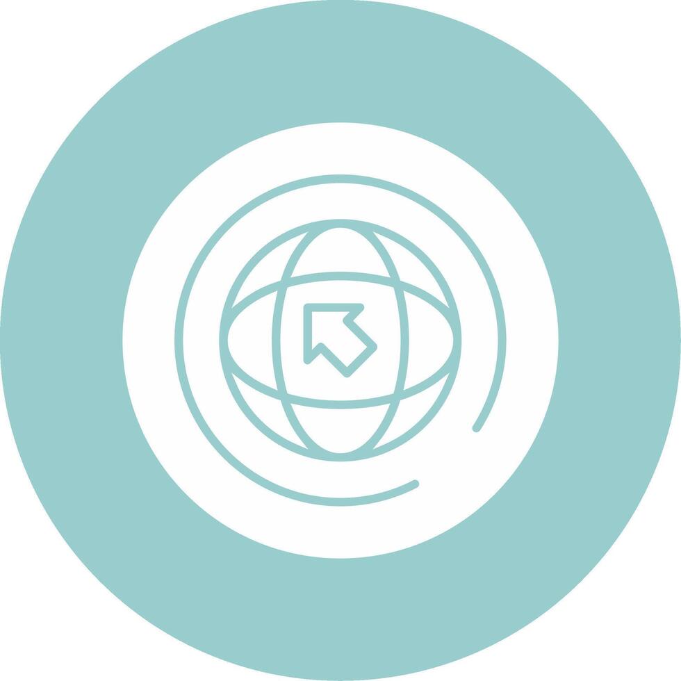 Sign Up Glyph Circle vector