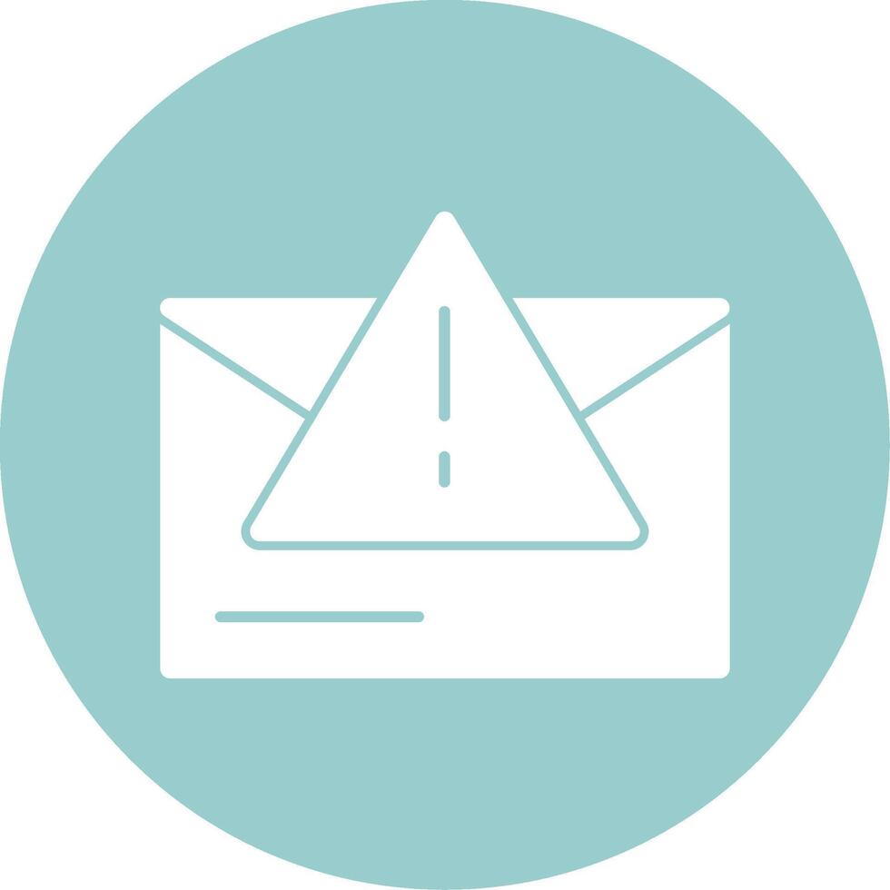 Warning Triangle Glyph Circle vector