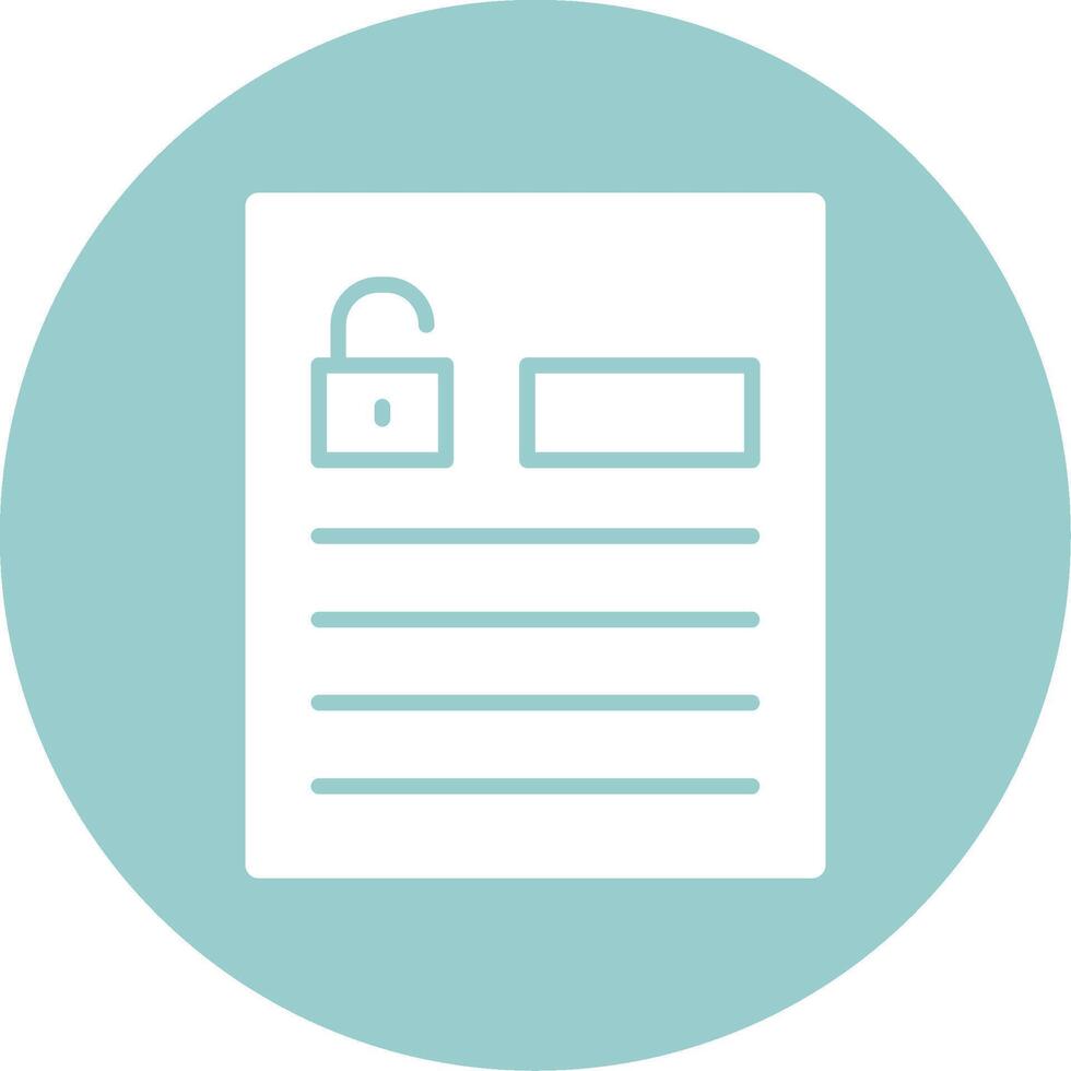 Accessible forms Glyph Circle vector