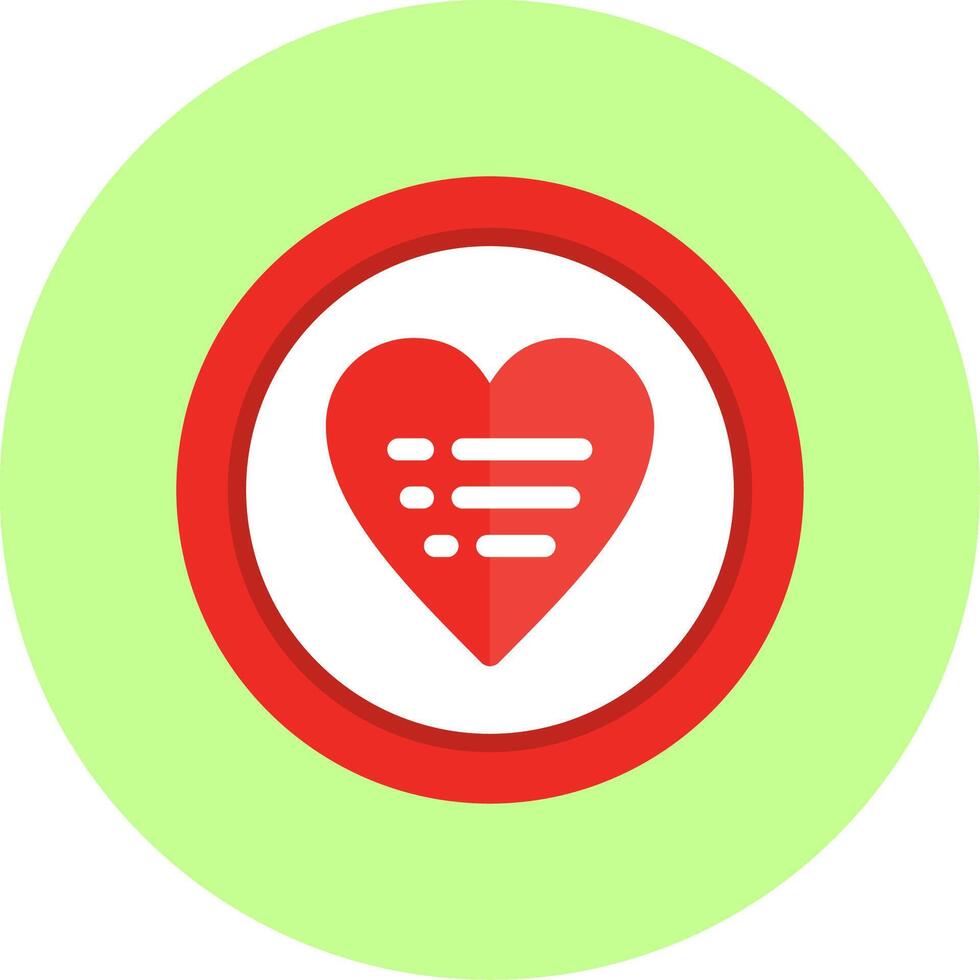 Wishlist Flat Multi Color vector