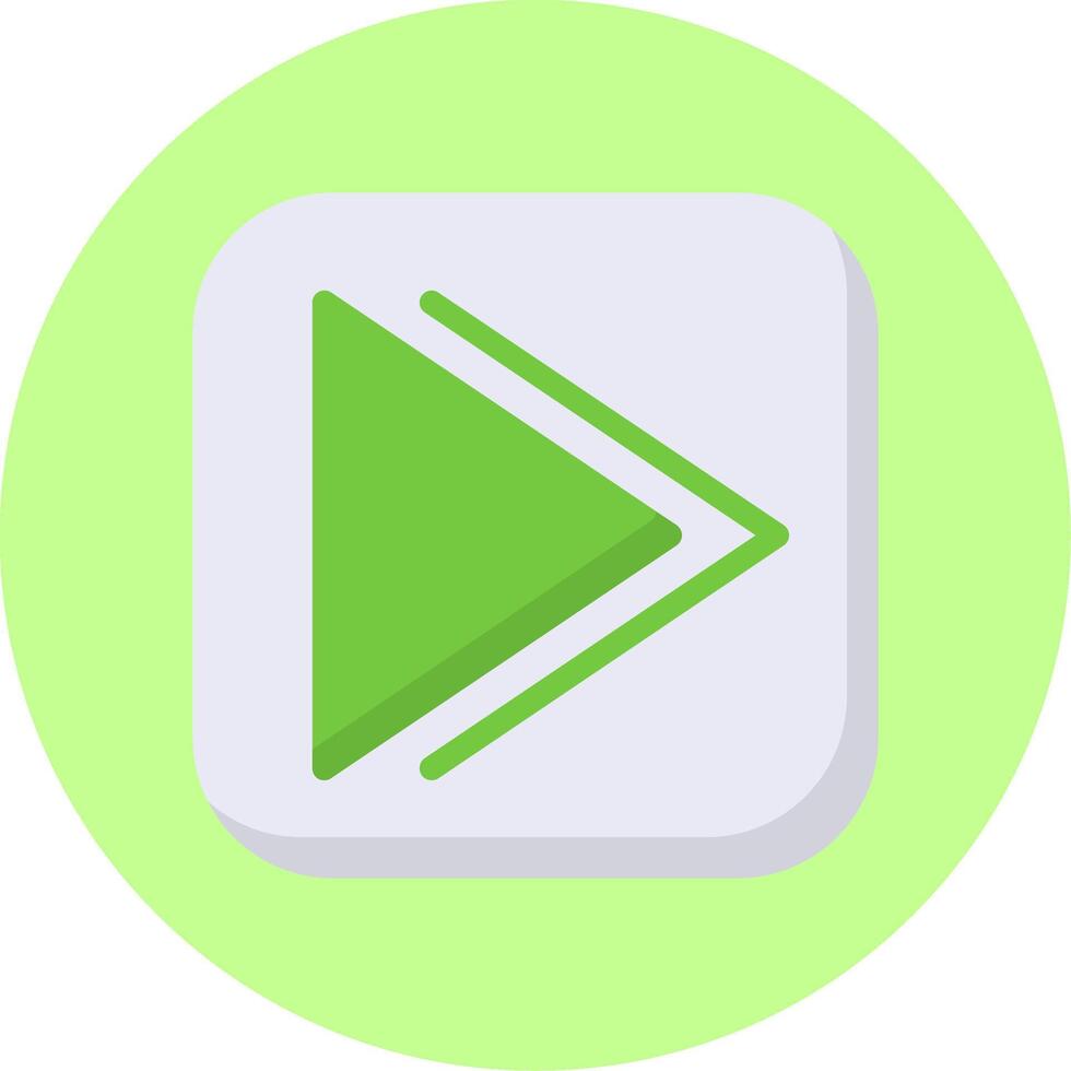 Forward Flat Multi Color vector