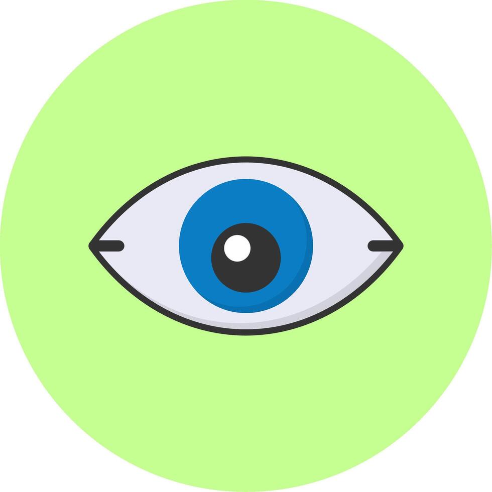 View Flat Multi Color vector