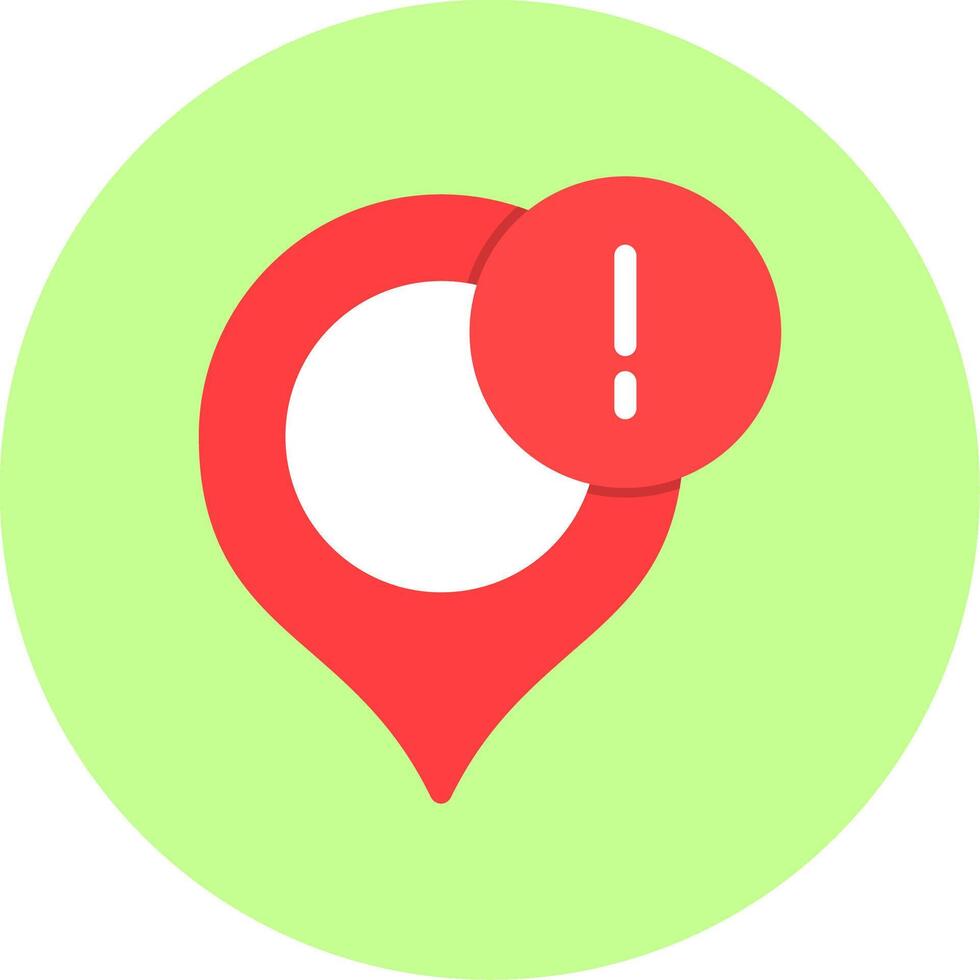 Location Pin Flat Multi Color vector