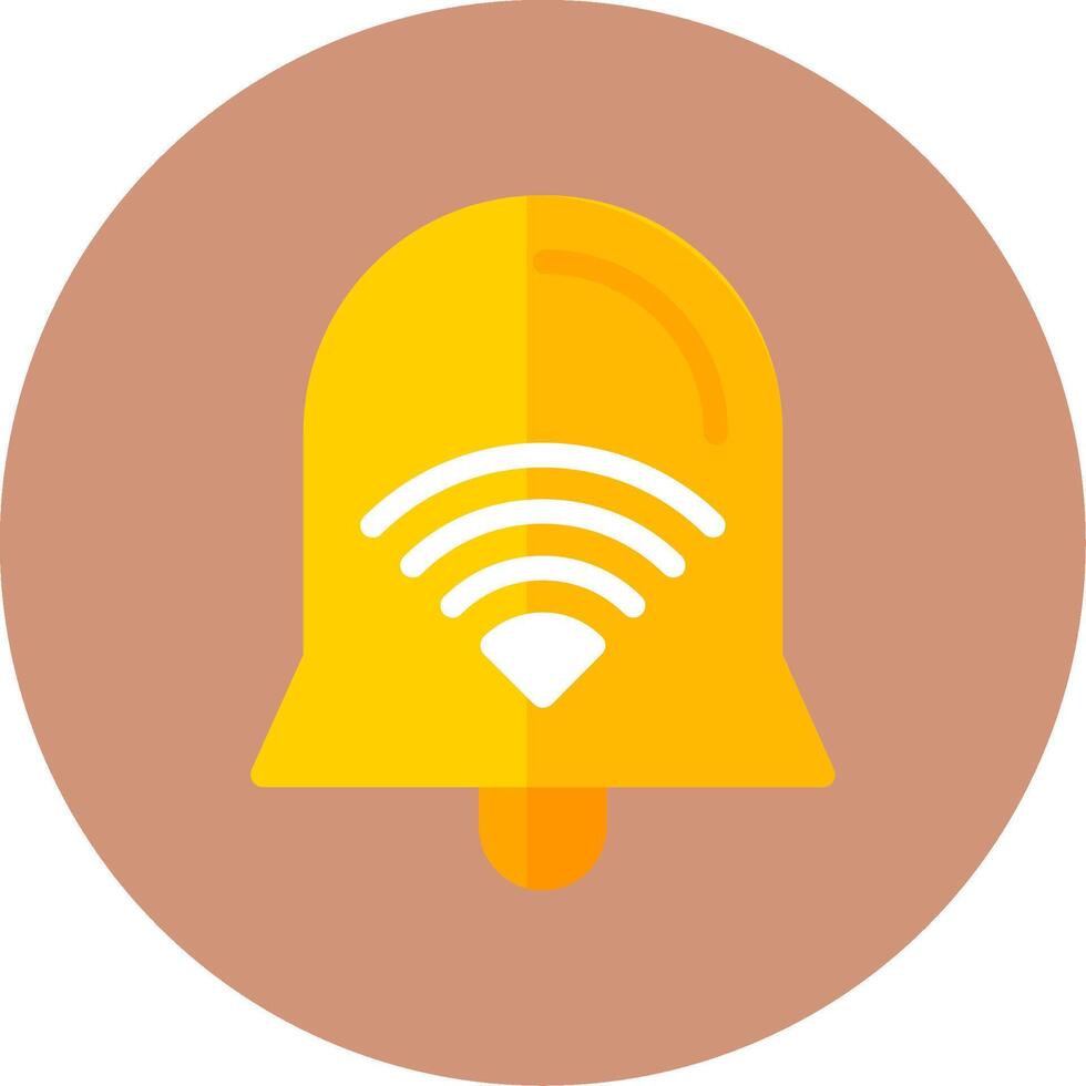 Wi-Fi Signal Flat Multi Color vector