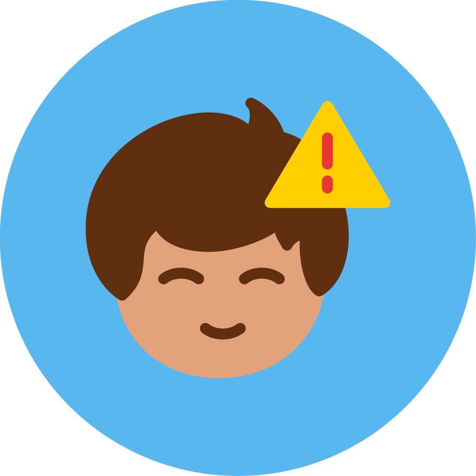 Error or warning symbol Flat Multi Color vector