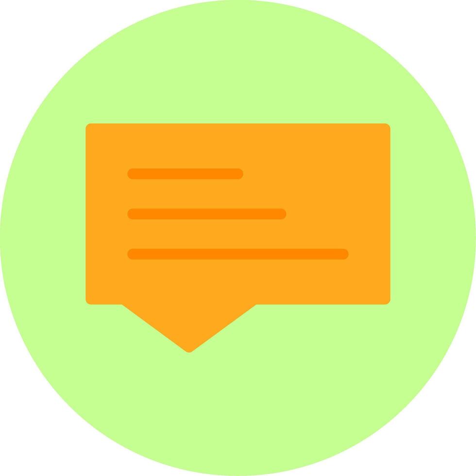 Speech Bubble Flat Multi Color vector