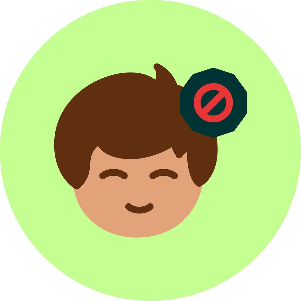 Stop symbol Flat Multi Color vector