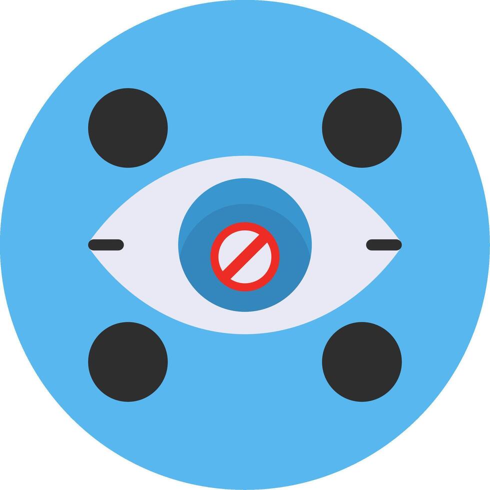 Color blindness Flat Multi Color vector