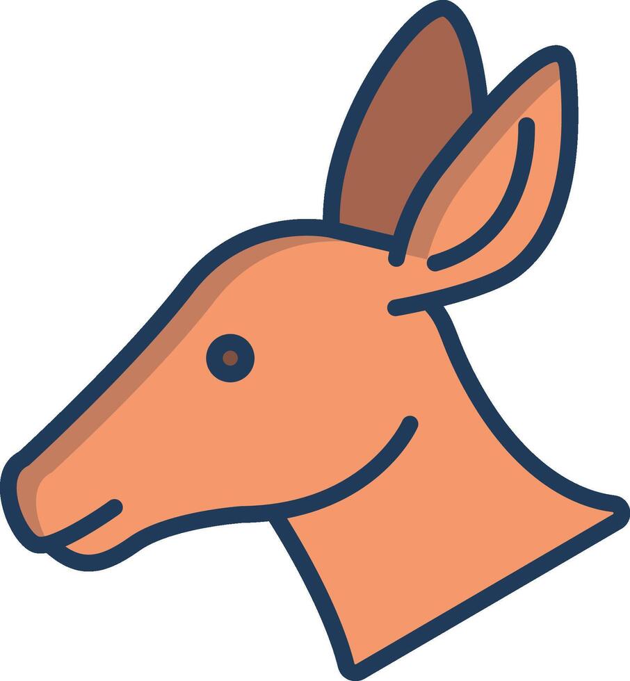 deer illustration design vector
