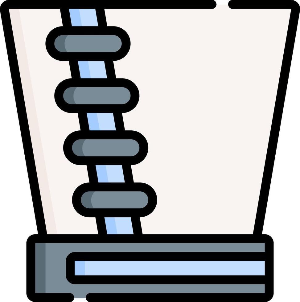 elizabethan collar illustration design vector