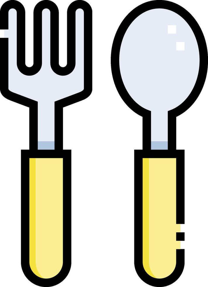 cutlery illustration design vector