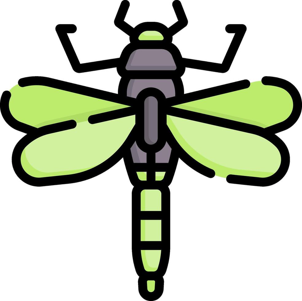 dragonfly illustration design vector
