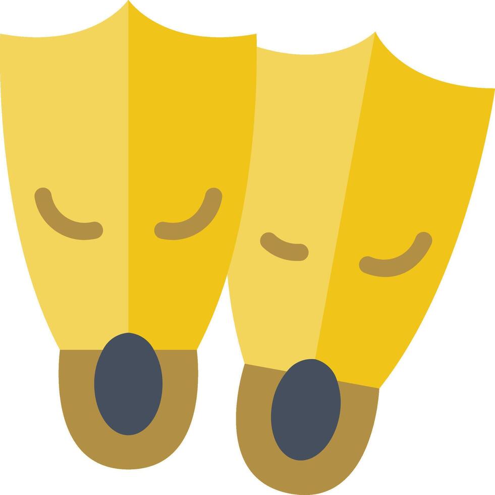 flippers illustration design vector