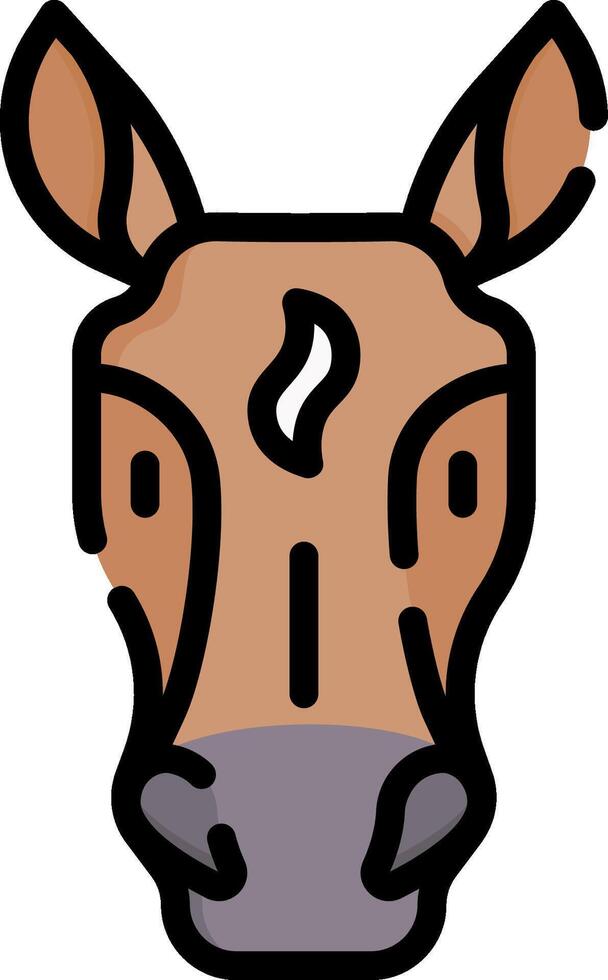 horse illustration design vector