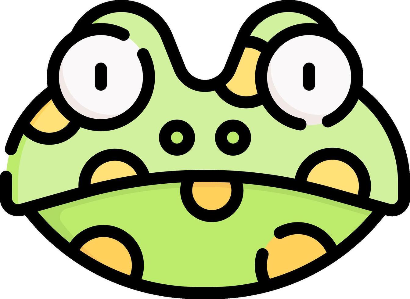 frog illustration design vector
