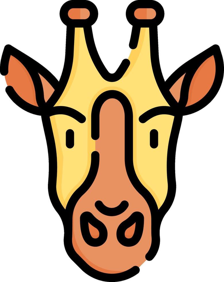 giraffe illustration design vector
