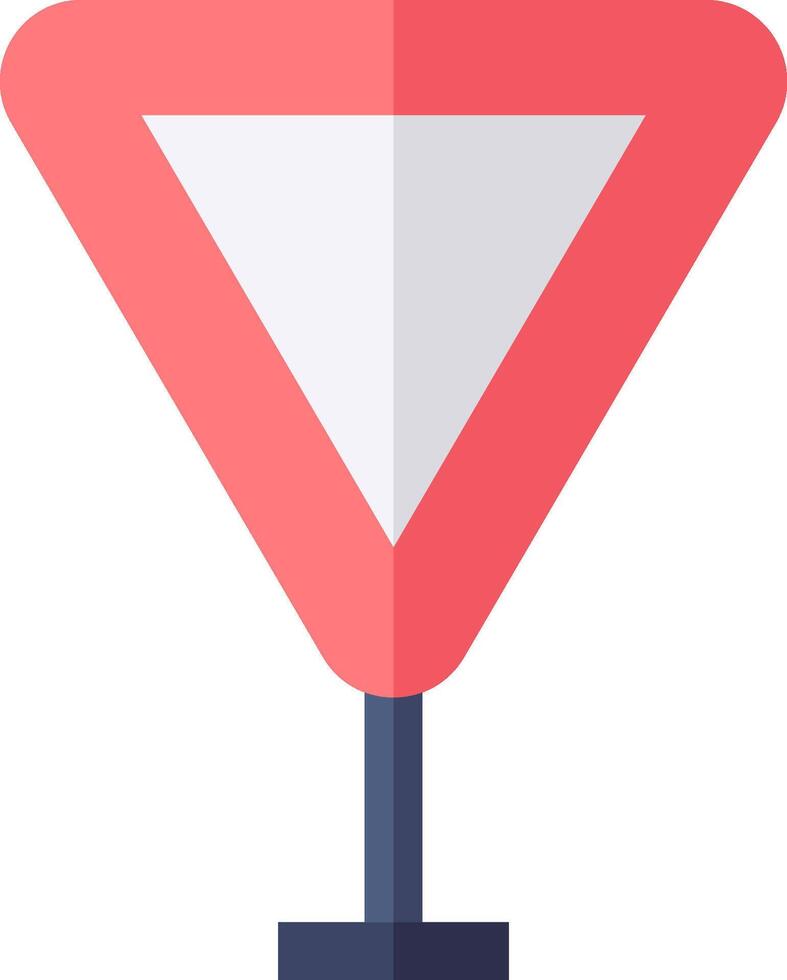 give way illustration design vector