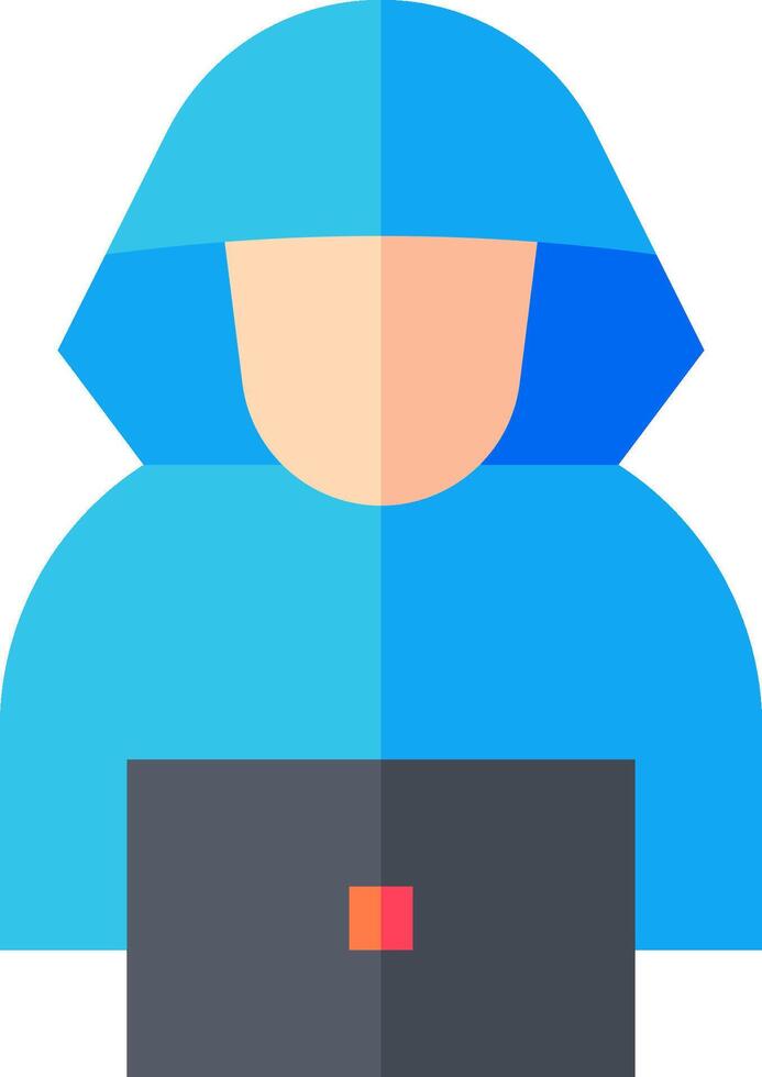 hacker illustration design vector