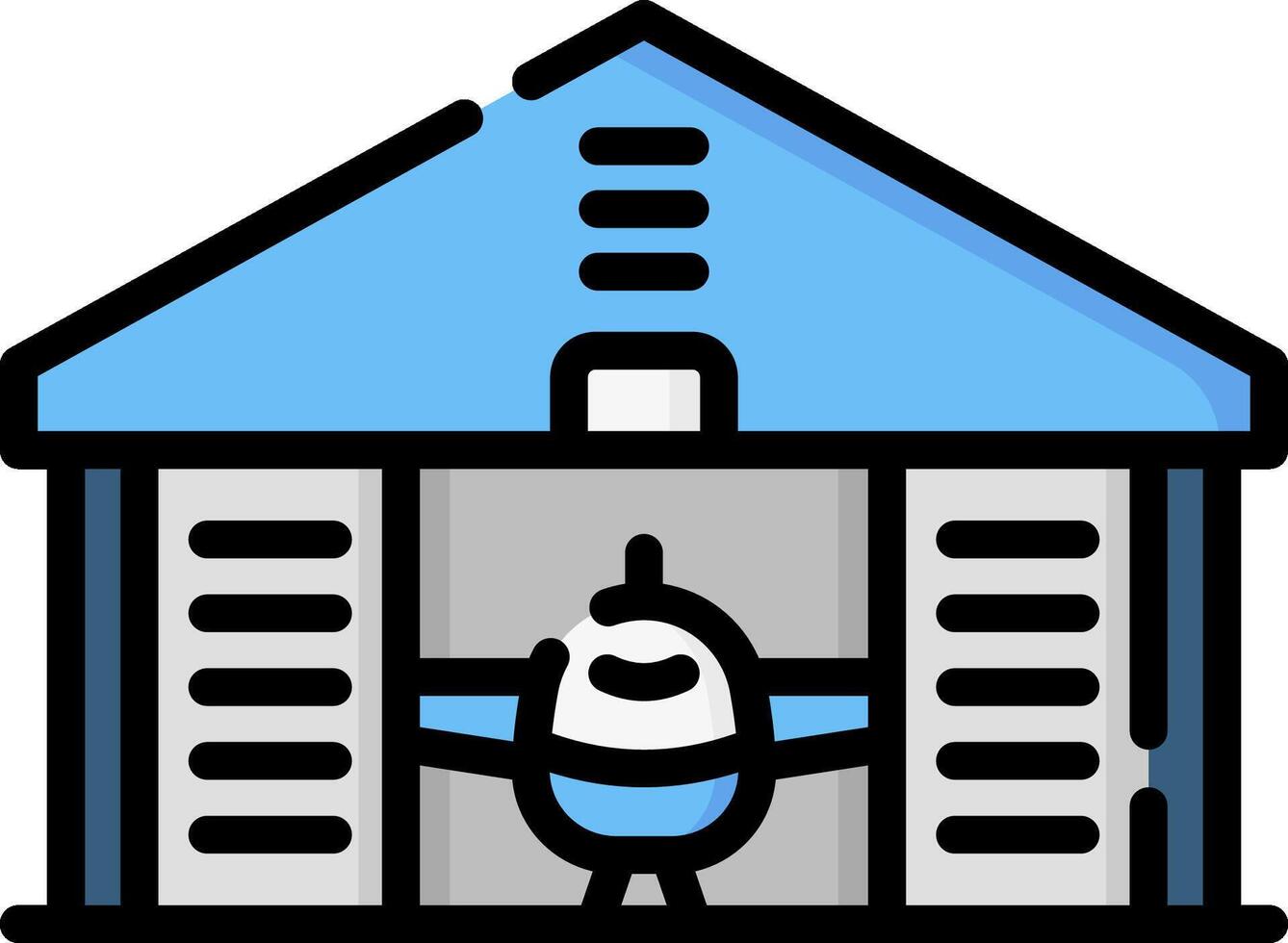 hangar illustration design vector