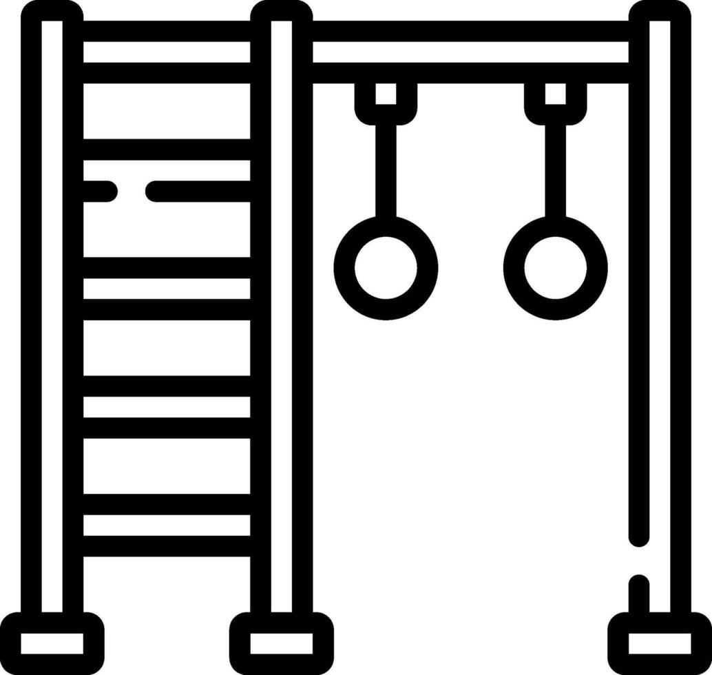monkey bars illustration design vector