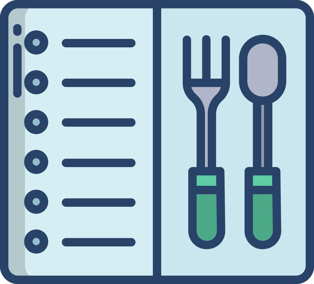 menu illustration design vector