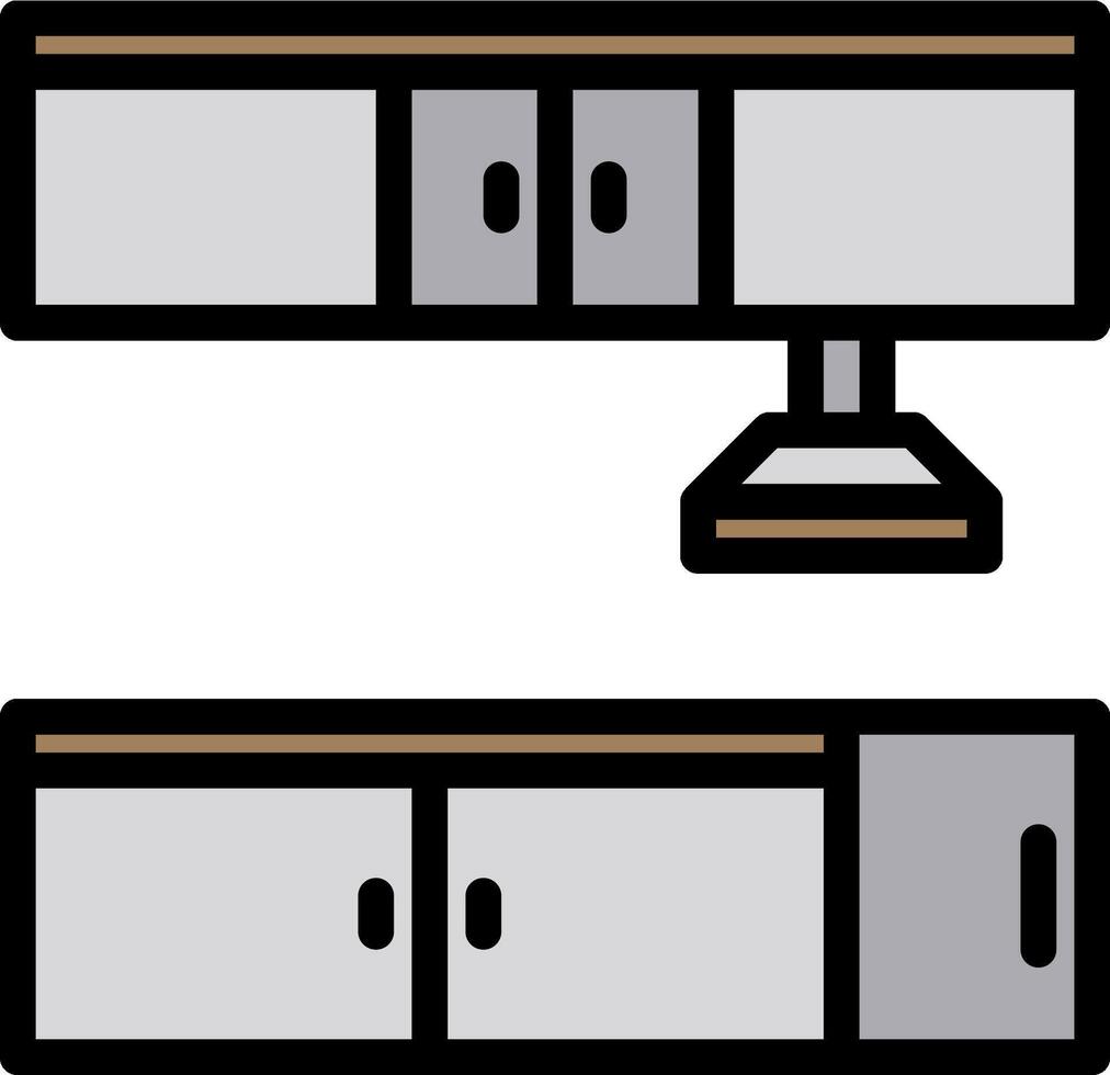kitchen illustration design vector