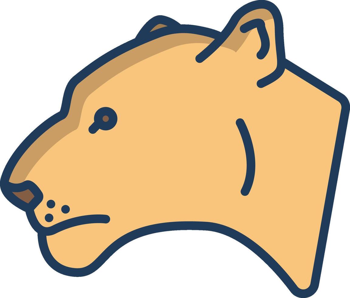 lioness illustration design vector