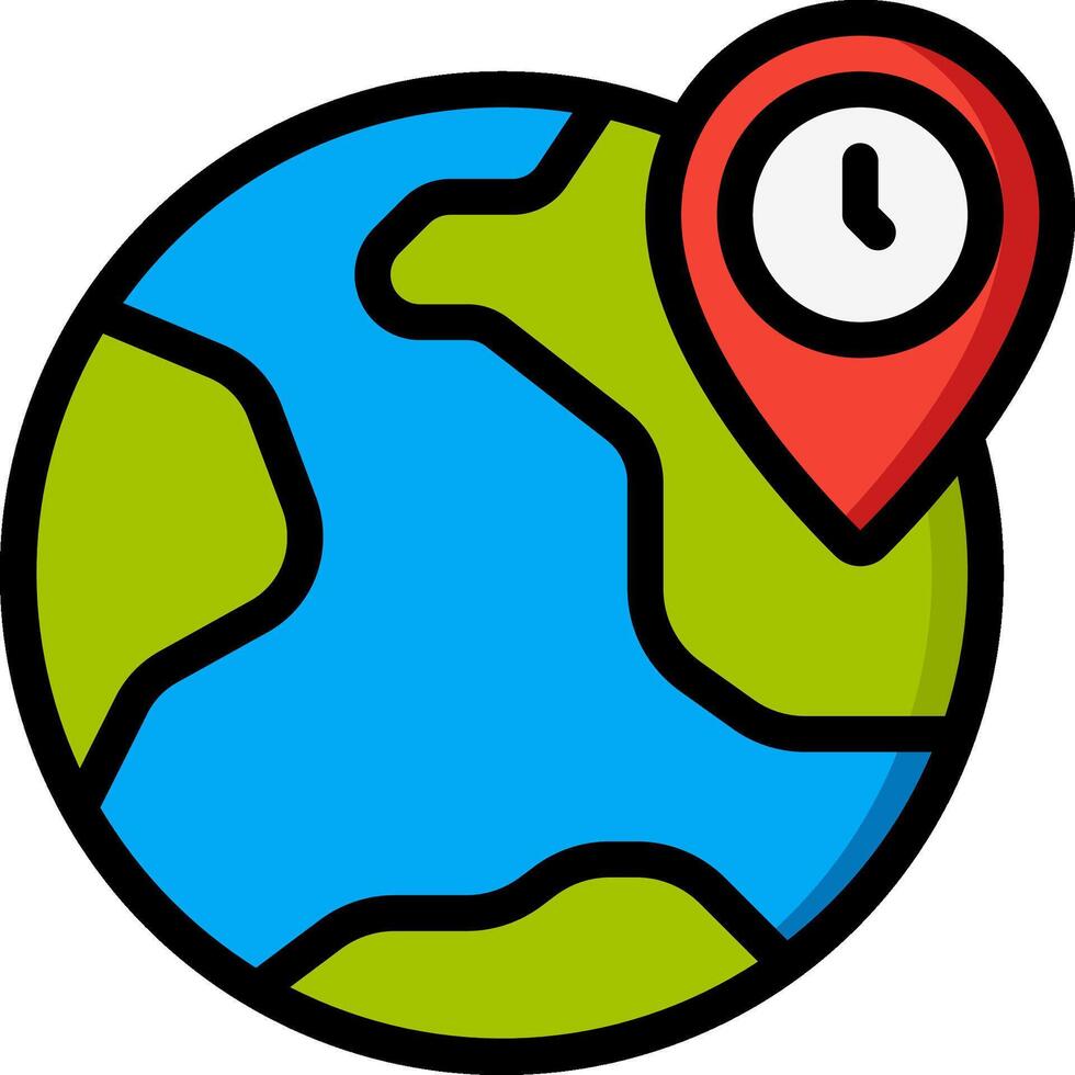location illustration design vector