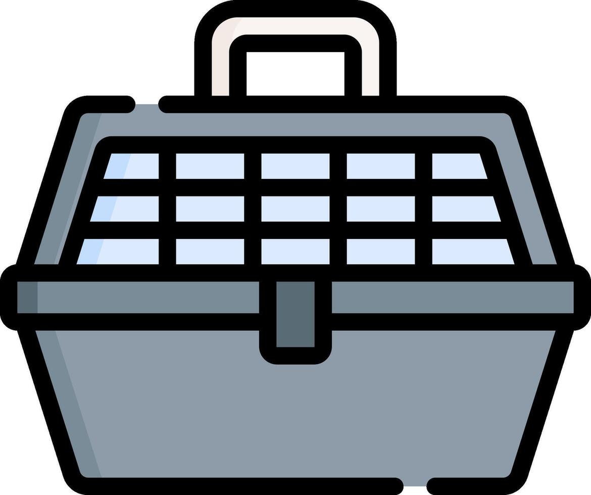pet carrier illustration design vector