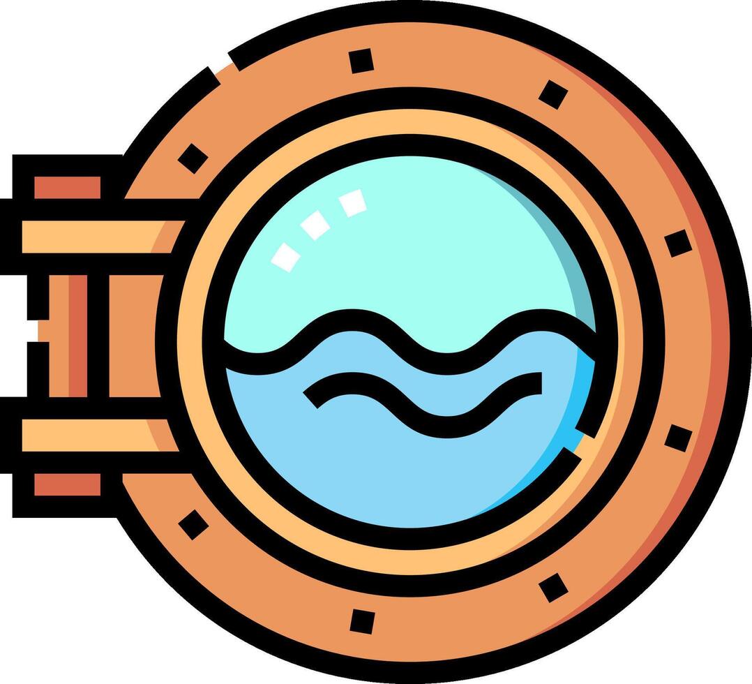 porthole illustration design vector