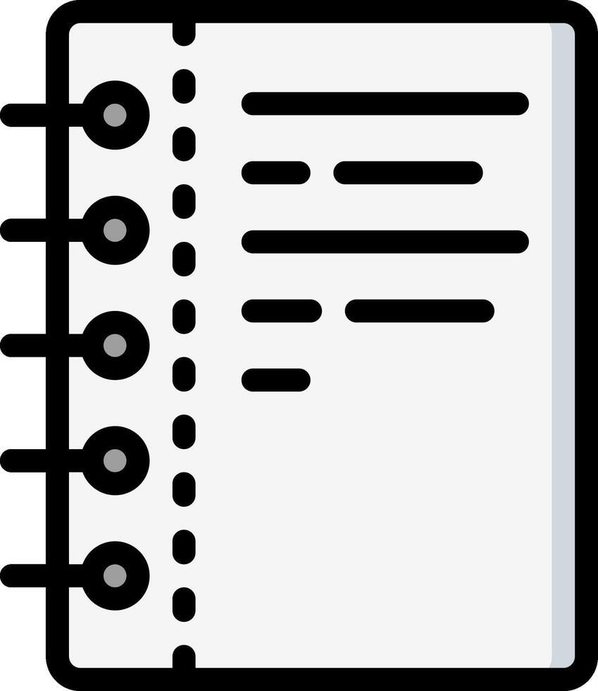 note illustration design vector