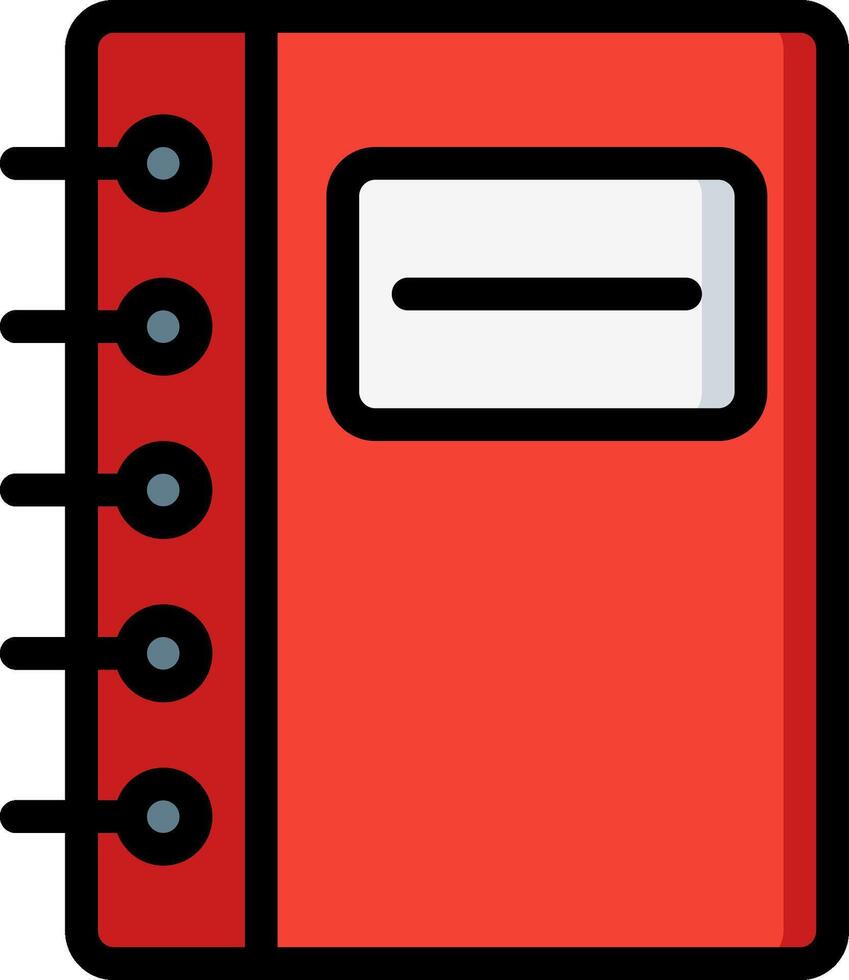notebook illustration design vector
