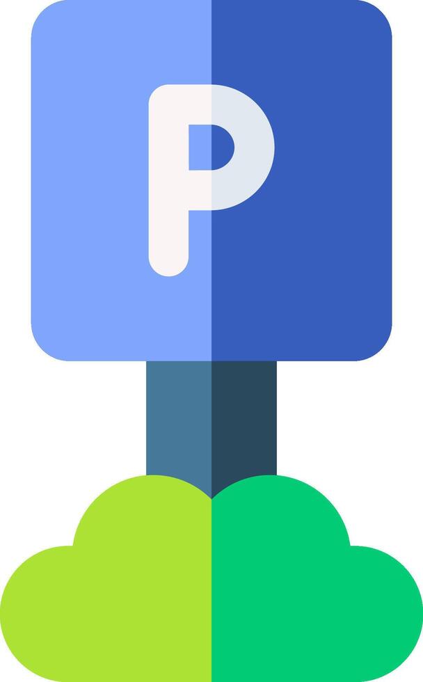 parking sign illustration design vector