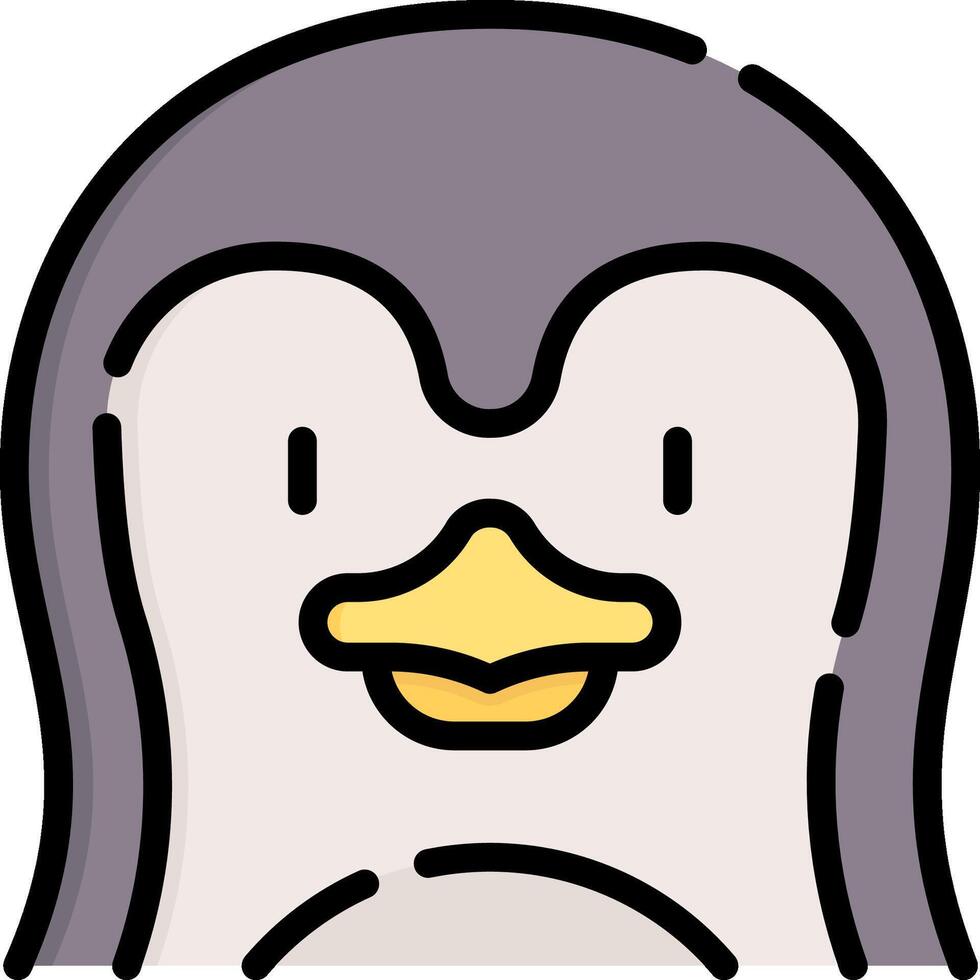 penguin illustration design vector