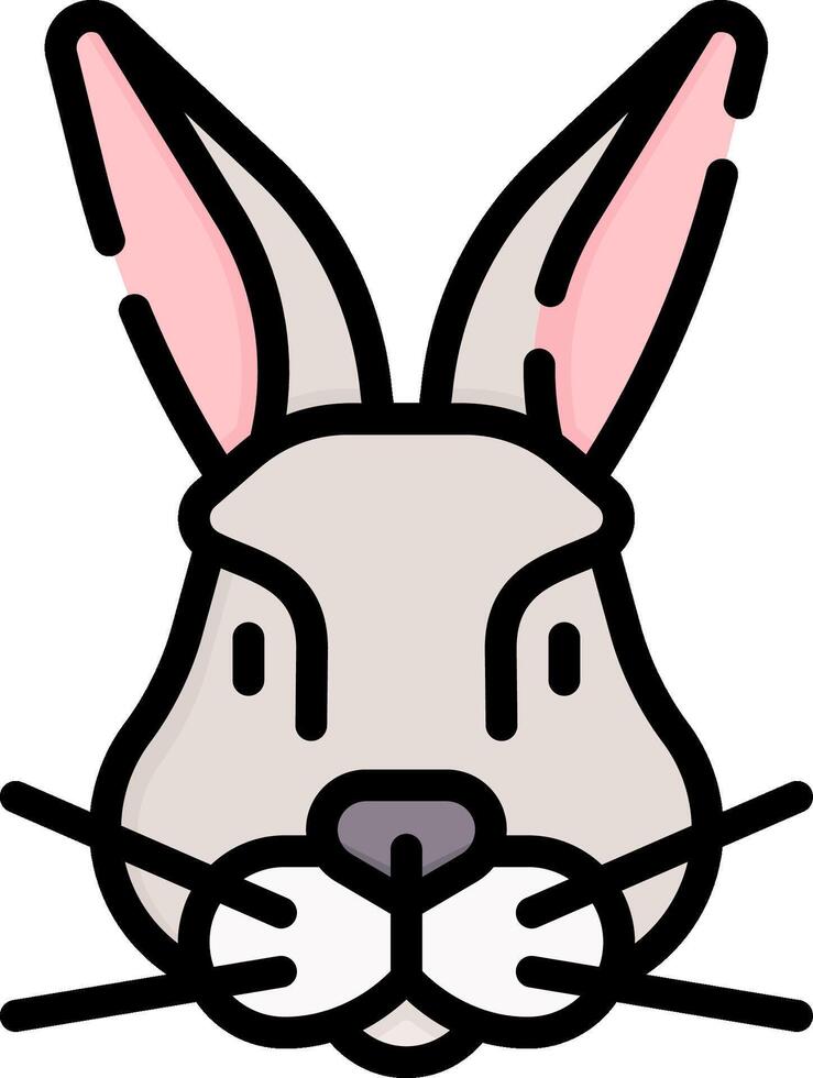 rabbit illustration design vector