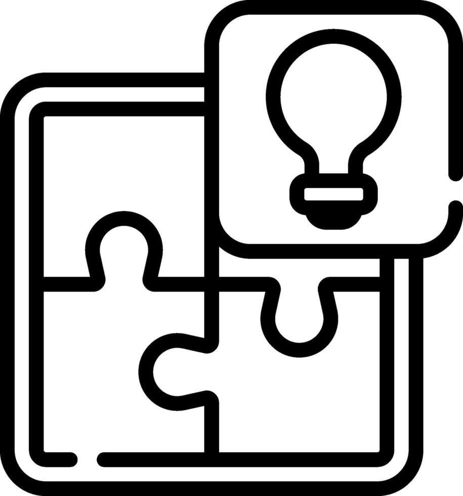 puzzle illustration design vector