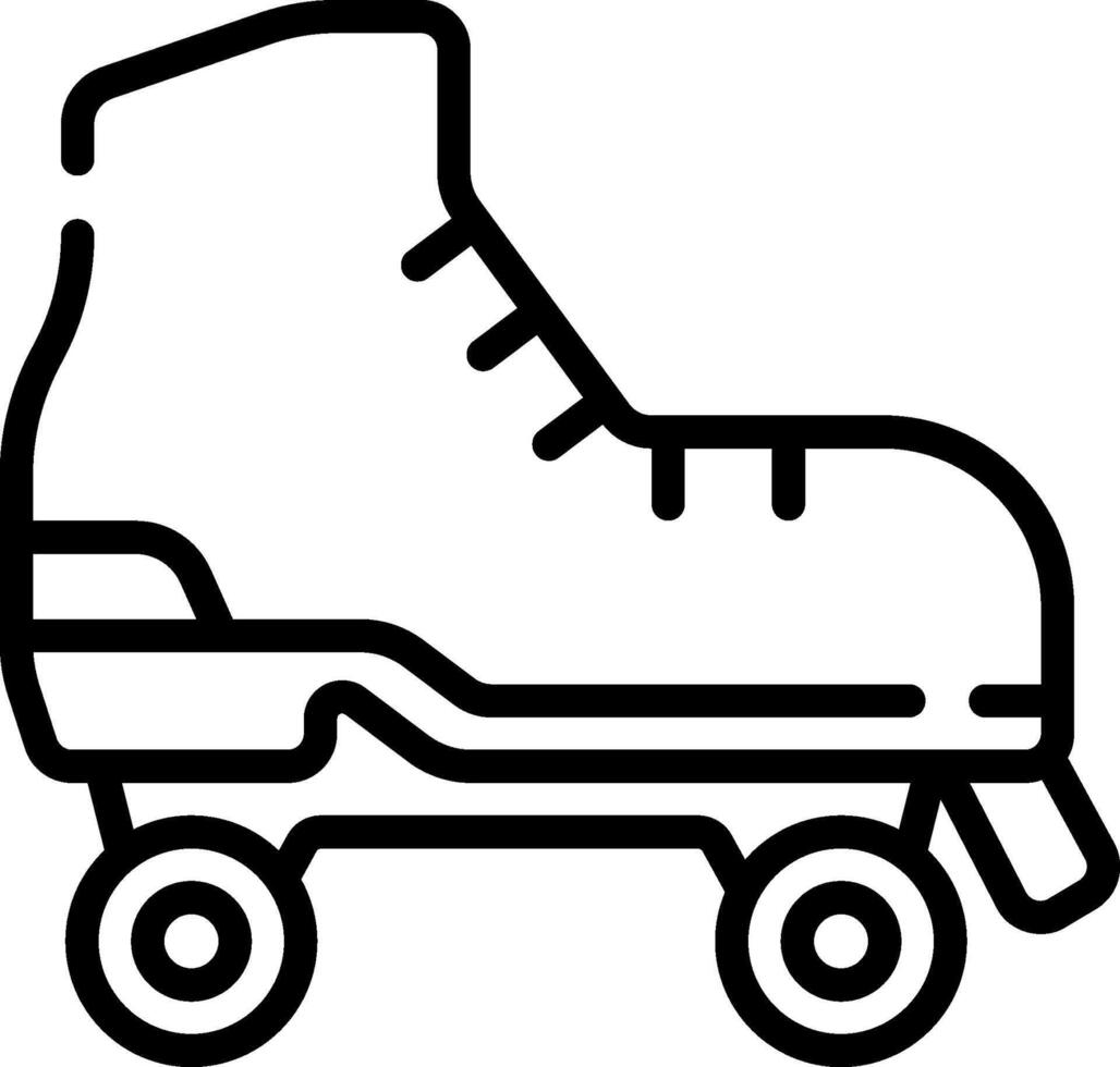 roller skate illustration design vector