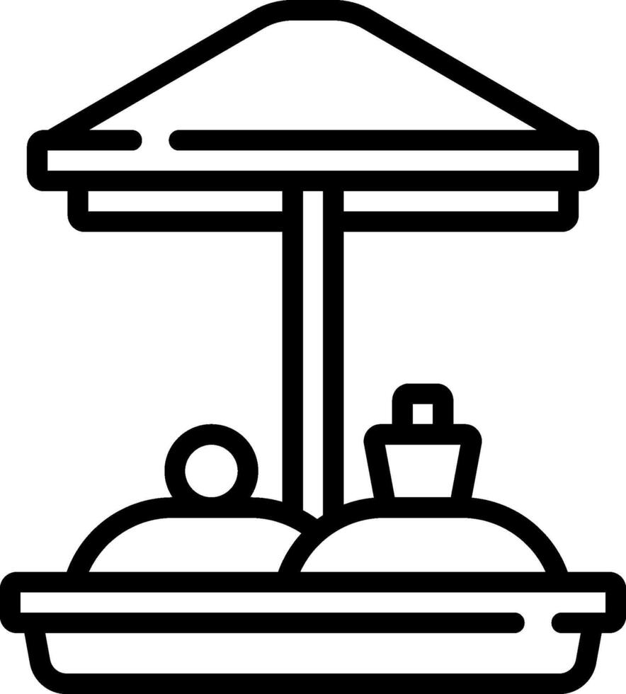 sandbox illustration design vector