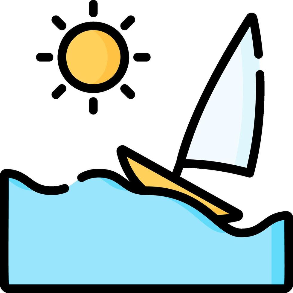 sailing illustration design vector