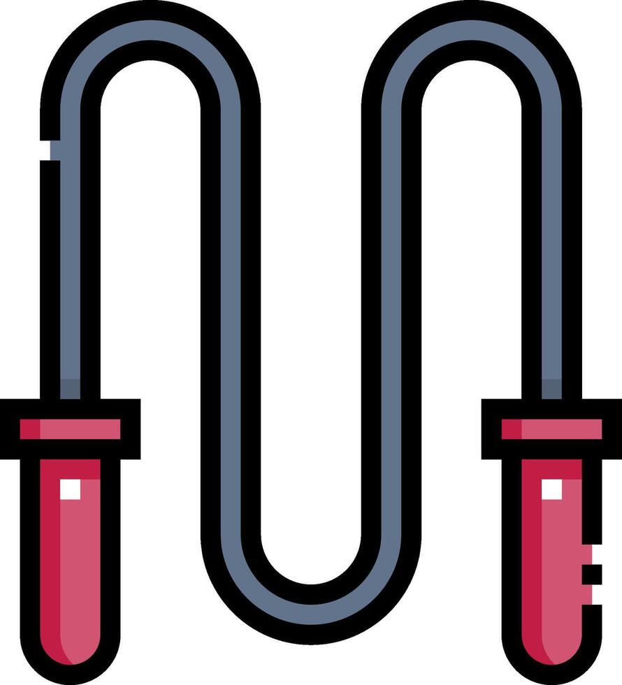 skipping rope illustration design vector