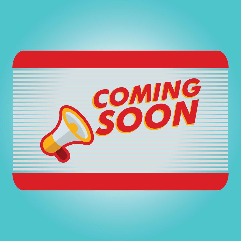 Perfect for additional design, coming soon design vector