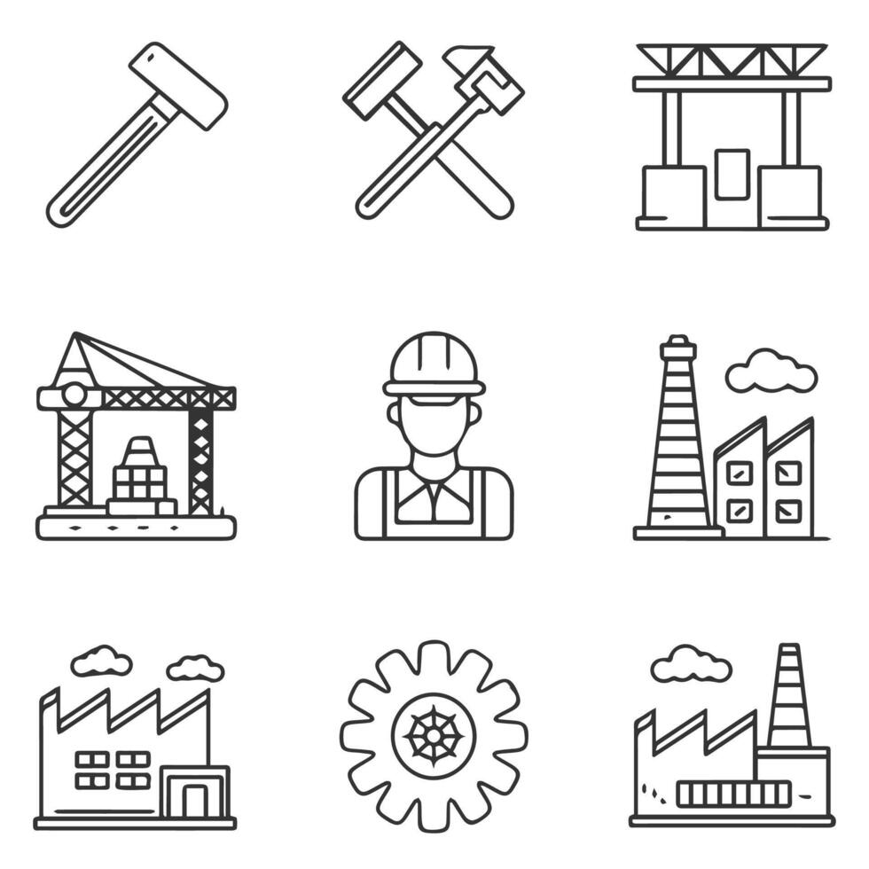 happy labor day elements set vector