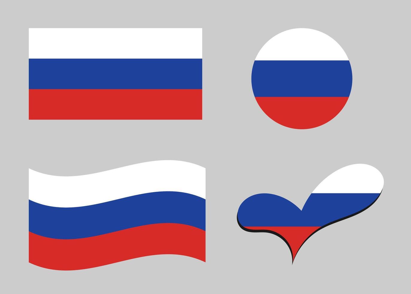 Flag of Russia vector