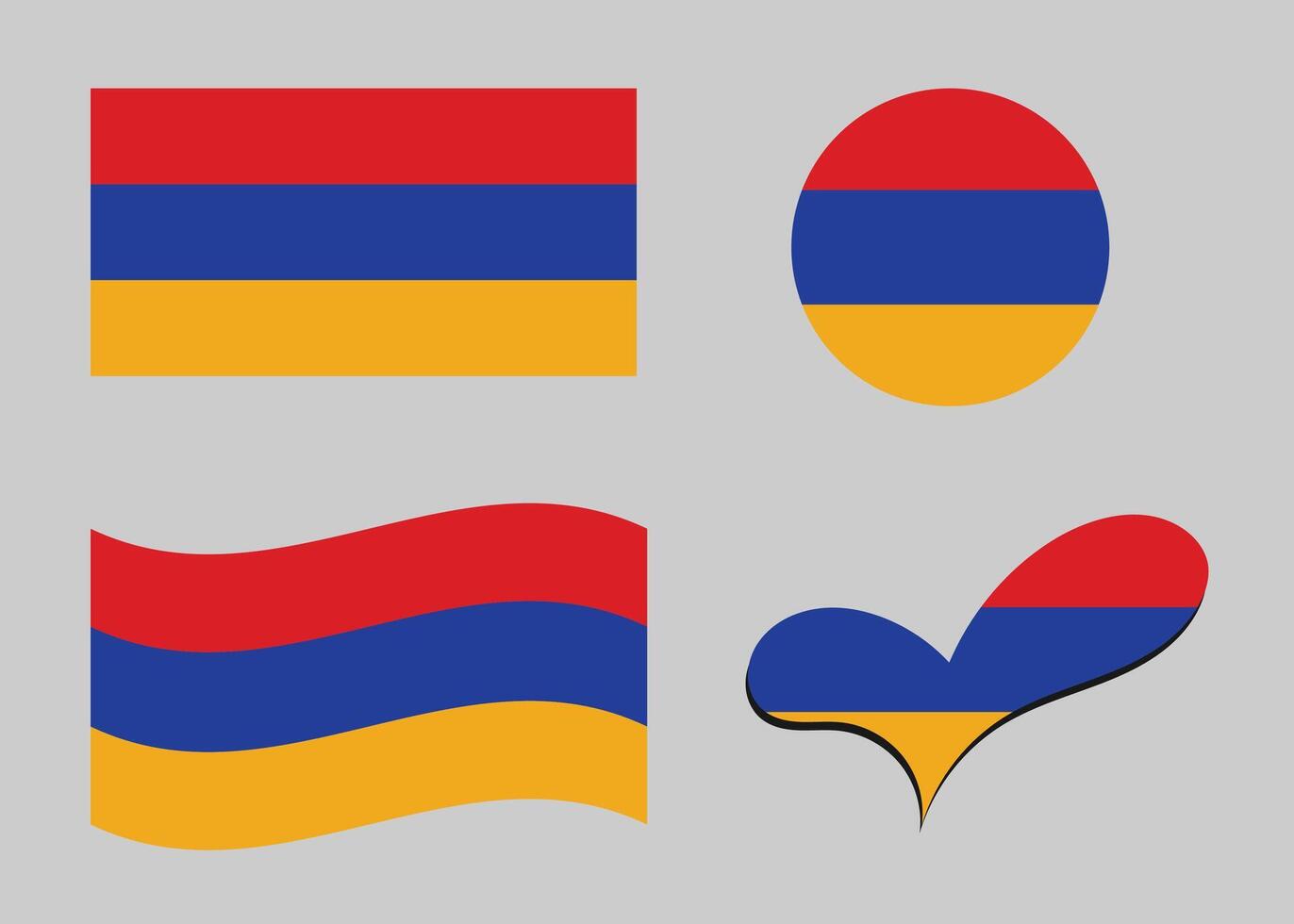 Flag of Armenia vector