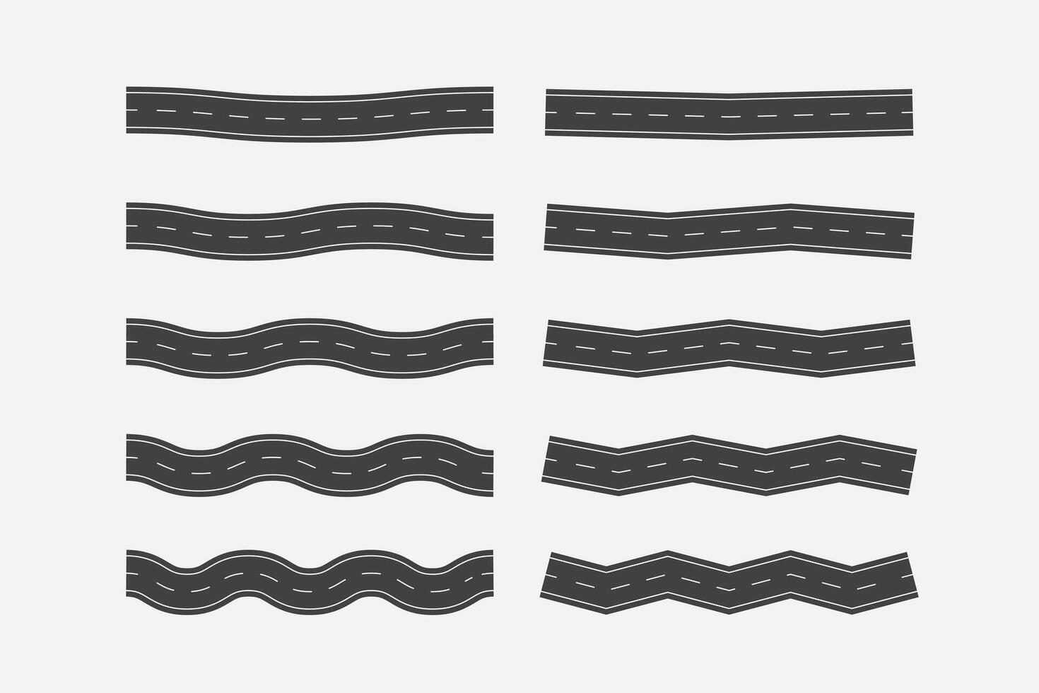 Winding Road illustration vector