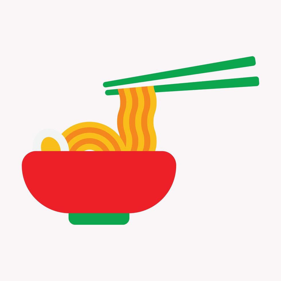 Ramen Noodle illustration vector