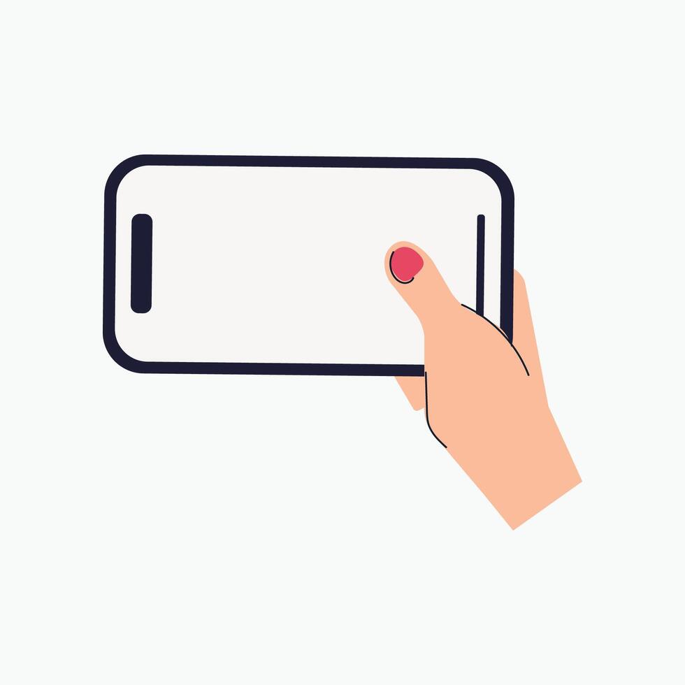 Playing Phone Illustration vector