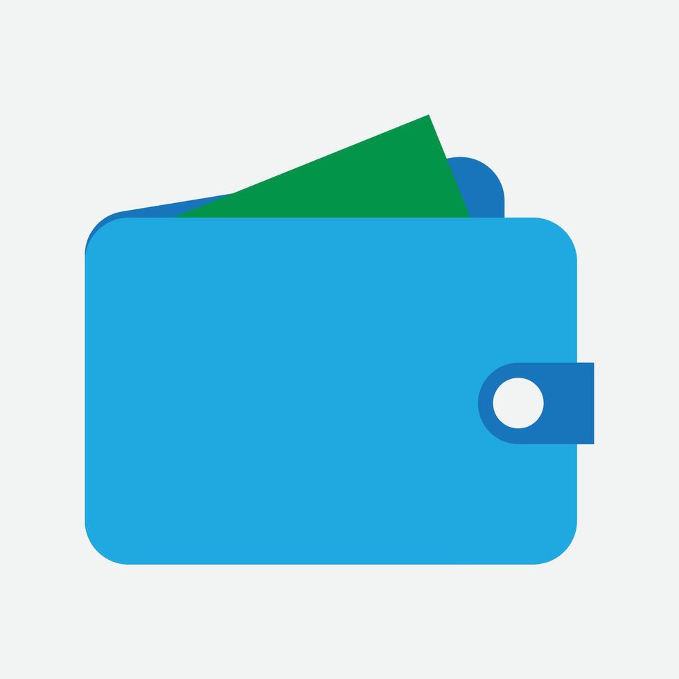 Wallet money illustration vector