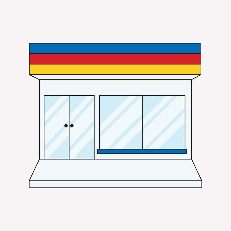 Mini Market illustration vector
