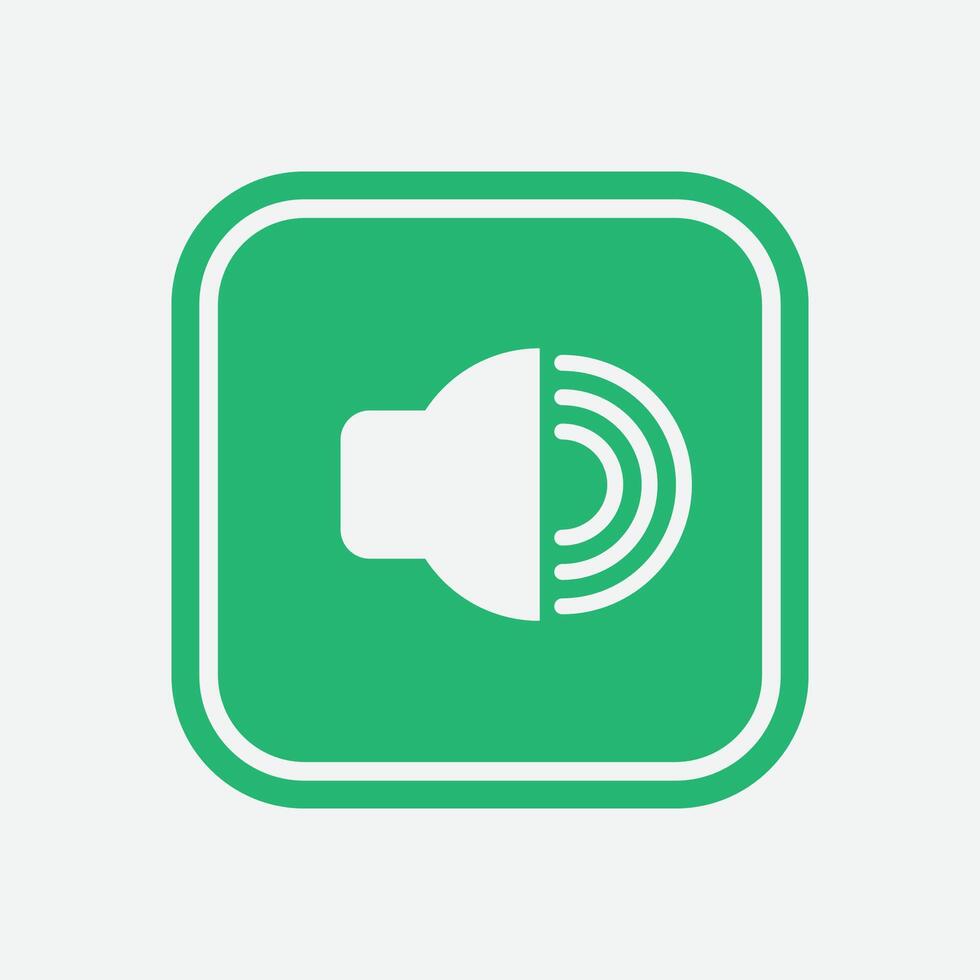 Speaker Music Button Icon vector
